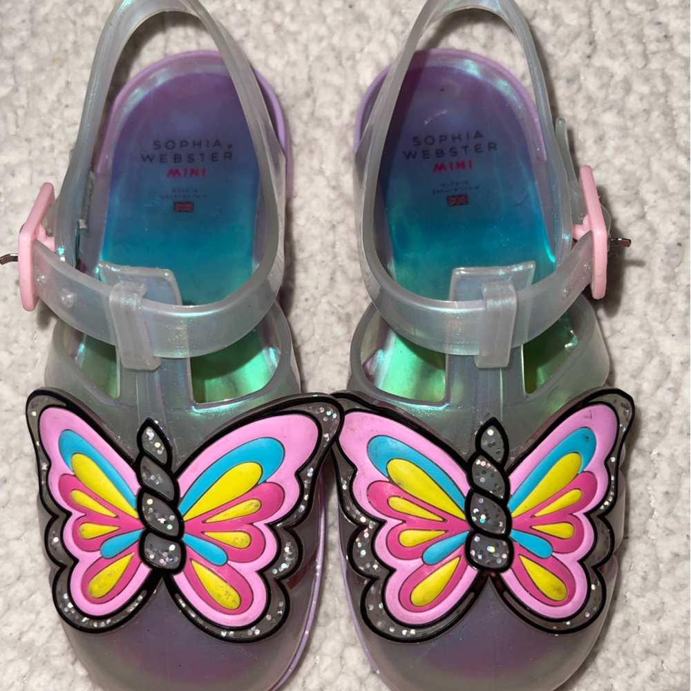 Sophia Webster Mini Toddler Multicolored Sandals 🦋